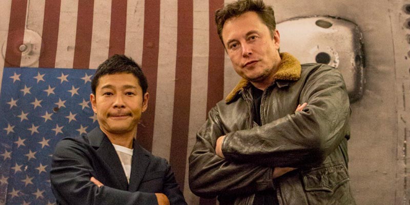 Elon Musk - Yusaku Maezama - SpaceX
